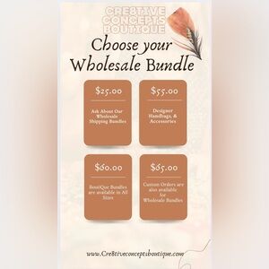 Wholesale & Custom Bundles Available!